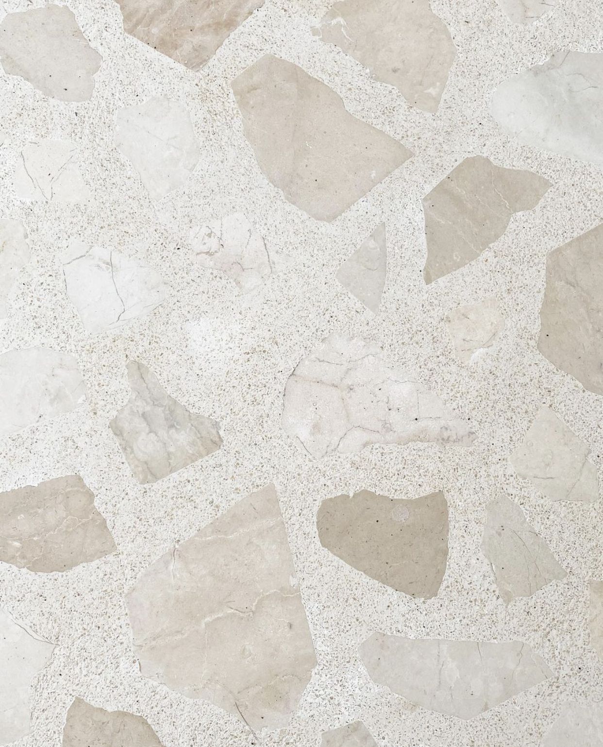 Gạch terrazzo tông be hoặc ấm lát nền – ảnh tham khảo 2