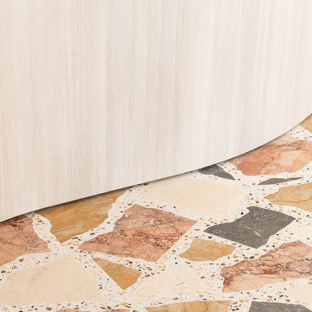 Gạch terrazzo tông trắng hoặc sáng lát nền – ảnh tham khảo 7