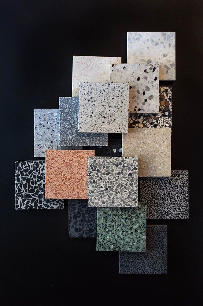 Gạch porcelain vân terrazzo – ảnh tham khảo 15