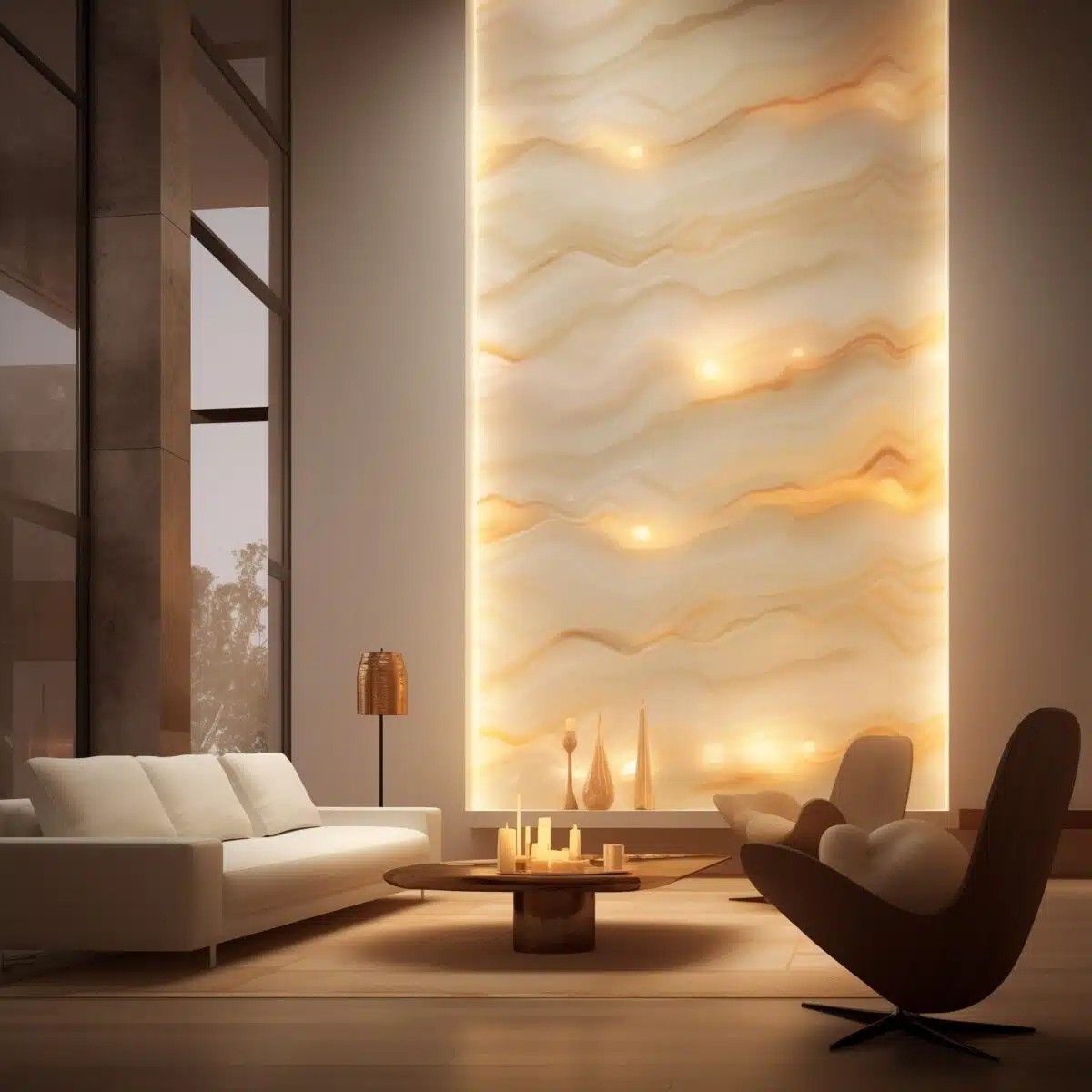 Đá marble trắng vân cho tường trang trí – ảnh tham khảo 17
