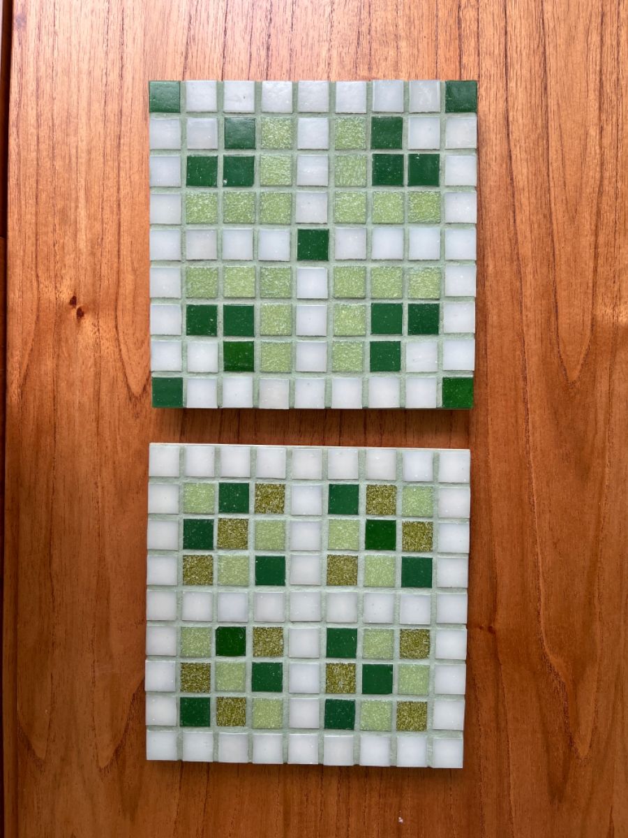 Mosaic thủy tinh chip vuông – ảnh tham khảo 18