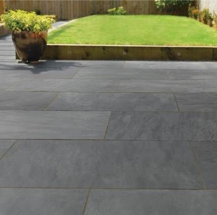 Đá slate xám cắt quy cách lát sân – ảnh tham khảo 10
