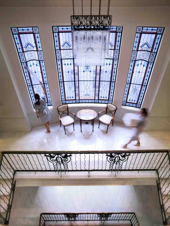 Đá marble tông sáng cho sảnh hoặc lobby – ảnh tham khảo 18