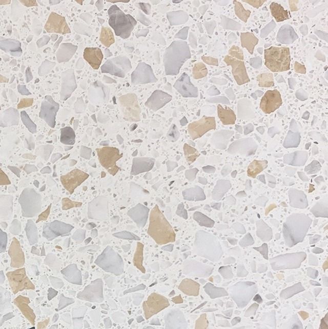 Gạch terrazzo tông be hoặc ấm lát nền – ảnh tham khảo 14