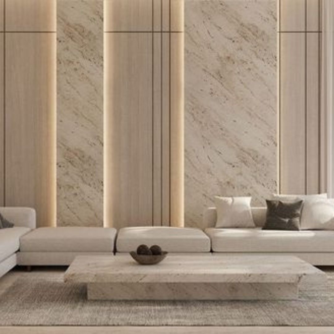 Đá marble trắng vân cho tường trang trí – ảnh tham khảo 5