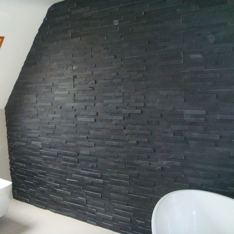 Đá slate đen chẻ tự nhiên ốp tường – ảnh tham khảo 8