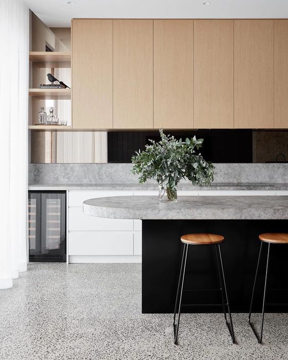 Gạch terrazzo tông xám lát nền – ảnh tham khảo 3