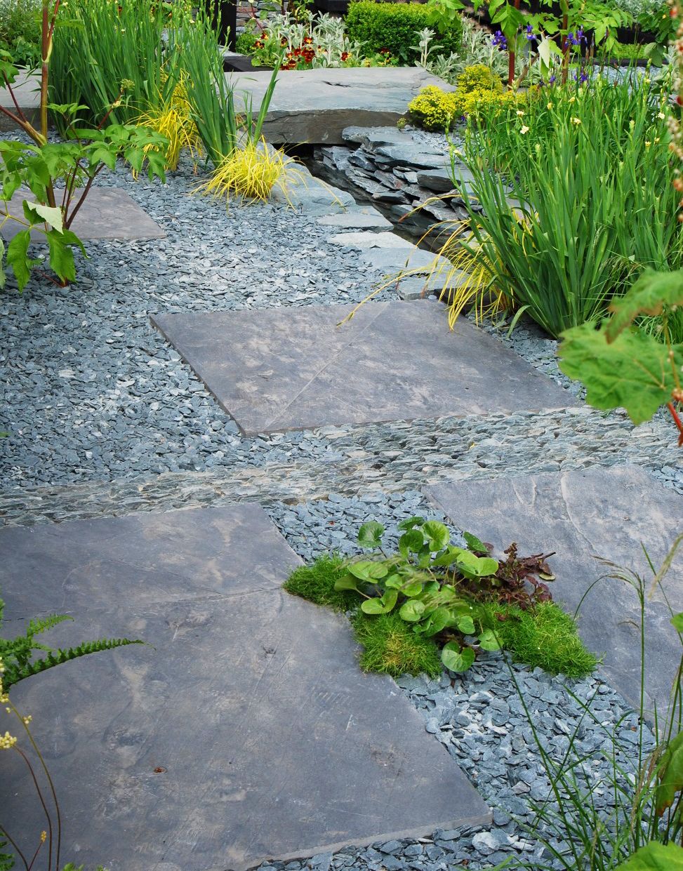Đá slate cho lối đi hoặc tiểu cảnh – ảnh tham khảo 11