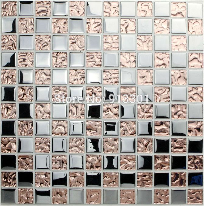 Mosaic thủy tinh chip vuông – ảnh tham khảo 6
