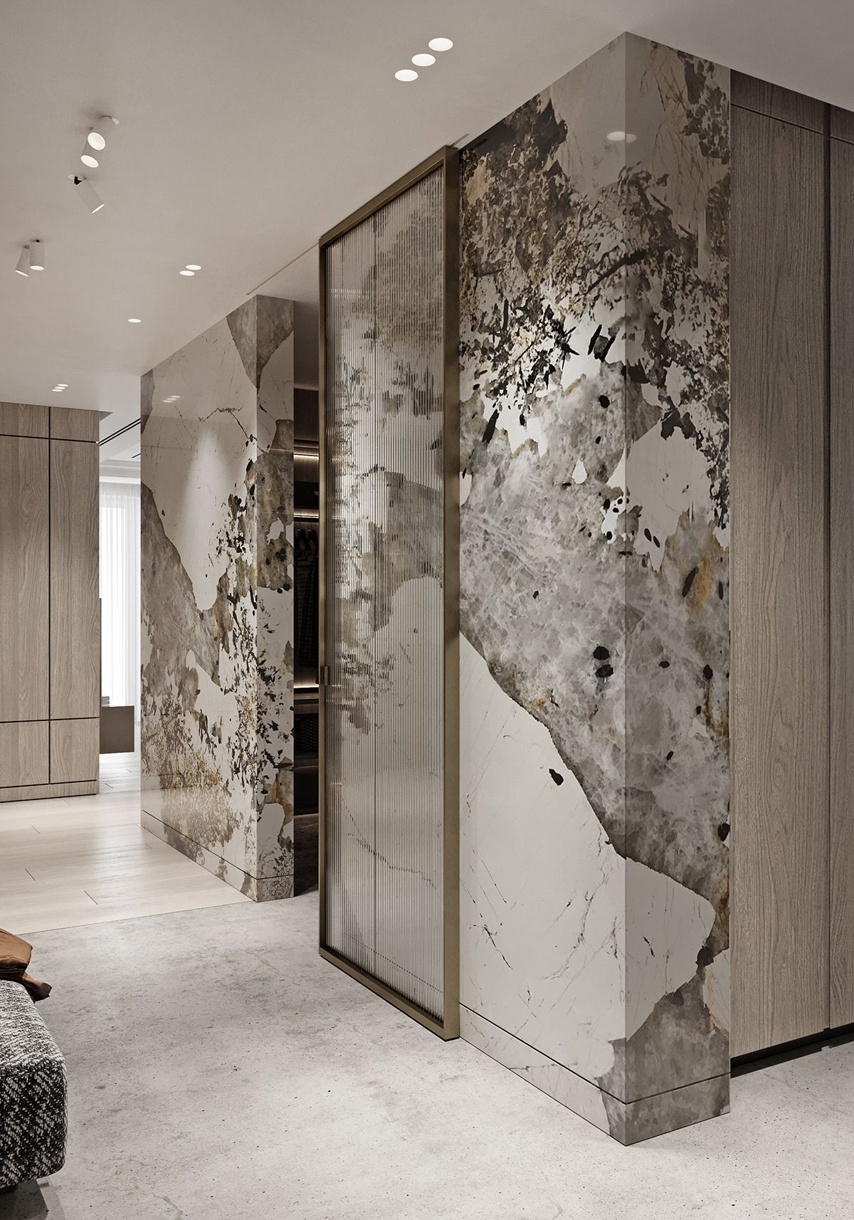 Đá marble trắng vân cho tường trang trí – ảnh tham khảo 8