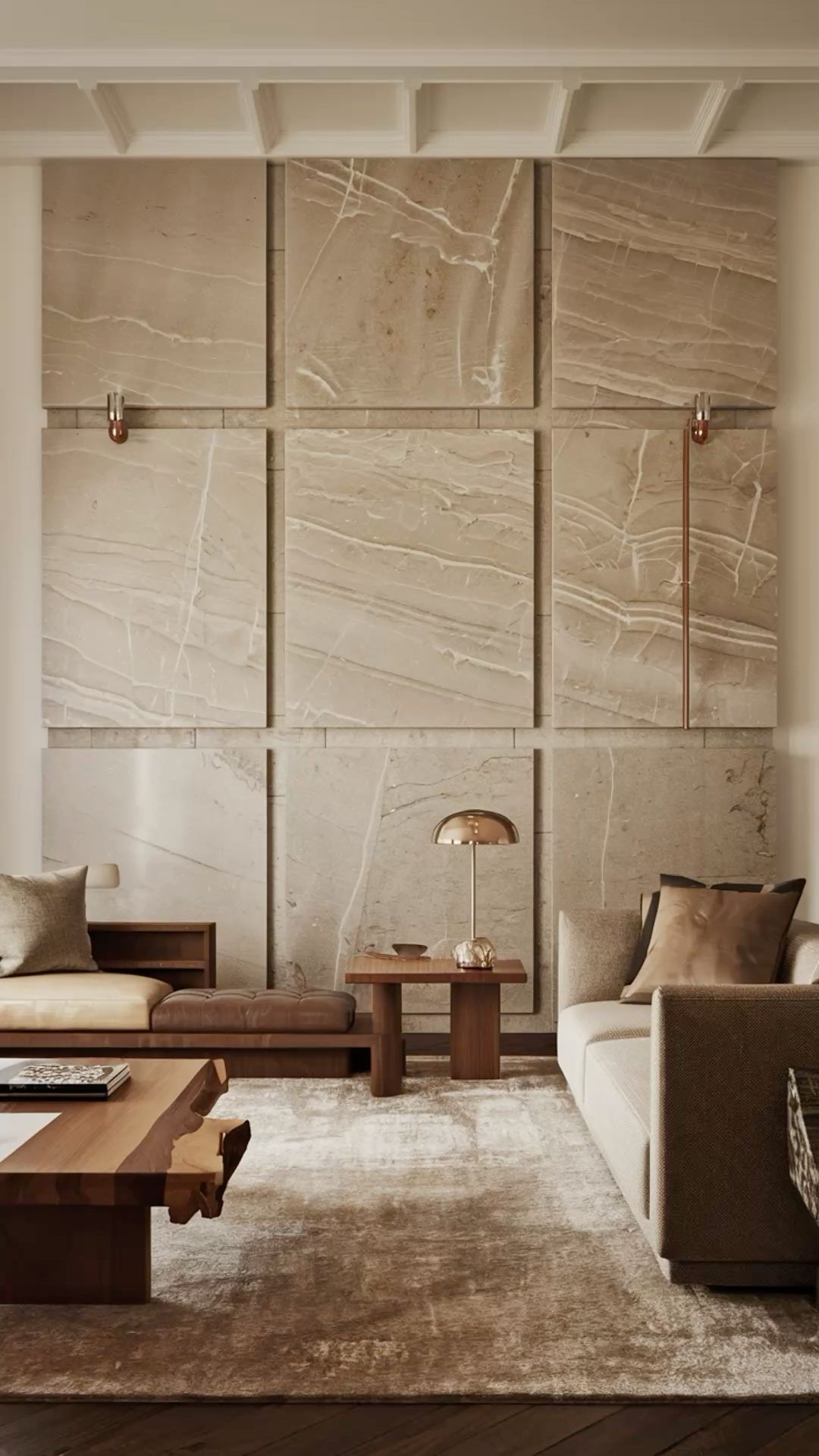 Đá marble trắng vân cho tường trang trí – ảnh tham khảo 19