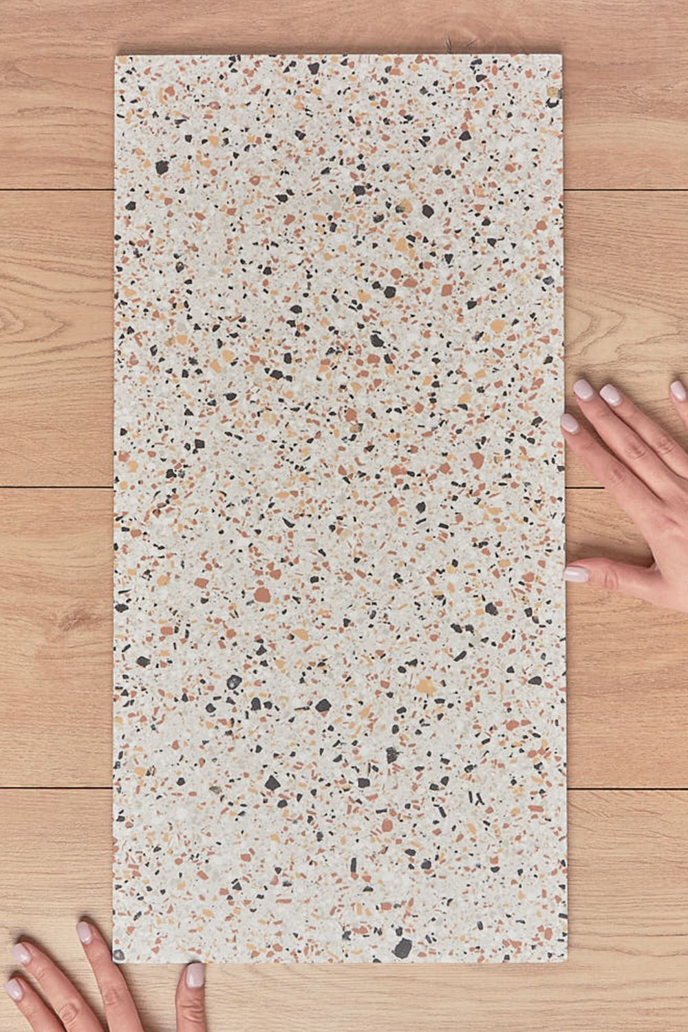 Gạch porcelain vân terrazzo – ảnh tham khảo 6