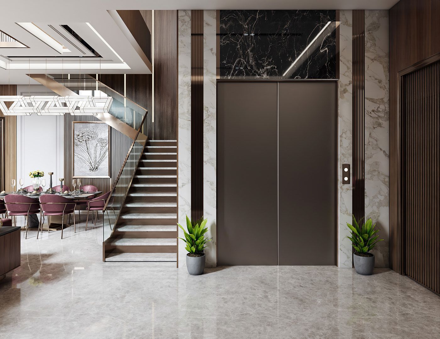 Đá granite cho mảng tường sảnh hoặc thang máy – ảnh tham khảo 20
