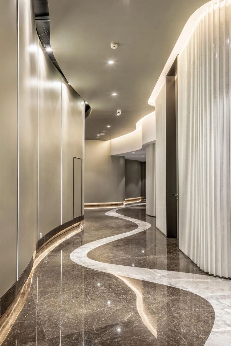 Đá marble tông sáng cho sảnh hoặc lobby – ảnh tham khảo 5