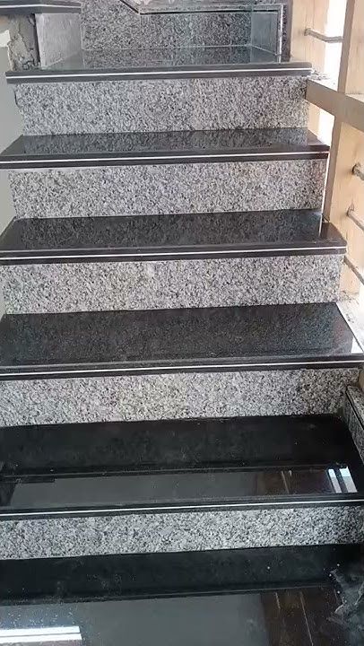 Đá granite đen cho cầu thang – ảnh tham khảo 9