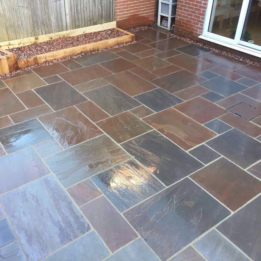 Đá slate xám cắt quy cách lát sân – ảnh tham khảo 15