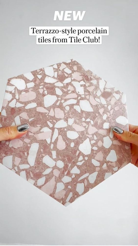 Gạch porcelain vân terrazzo – ảnh tham khảo 12