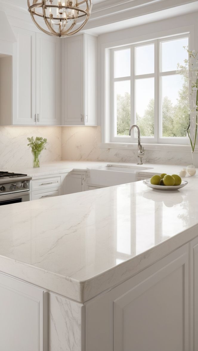 Đá marble cho bàn hoặc quầy khu vực khô – ảnh tham khảo 13
