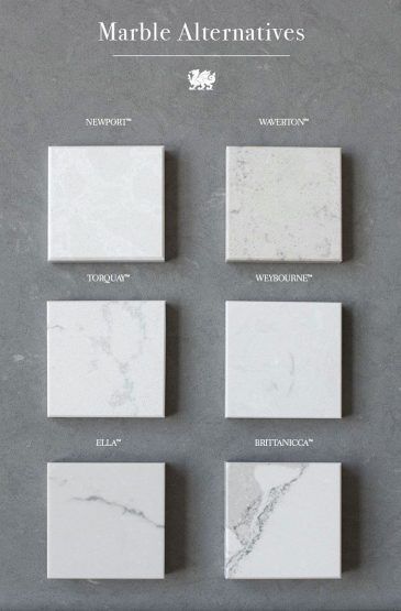 Đá kỹ thuật gốc thạch anh vân marble – ảnh tham khảo 15