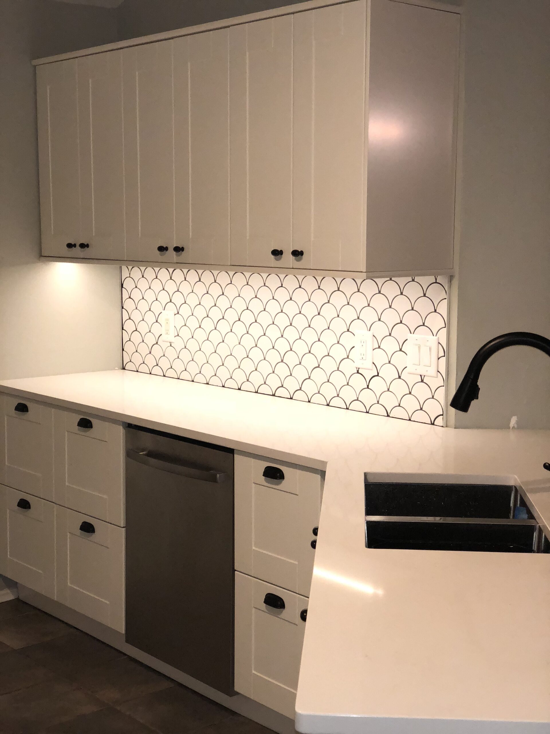 Mosaic vảy cá cho bếp hoặc phòng tắm – ảnh tham khảo 12