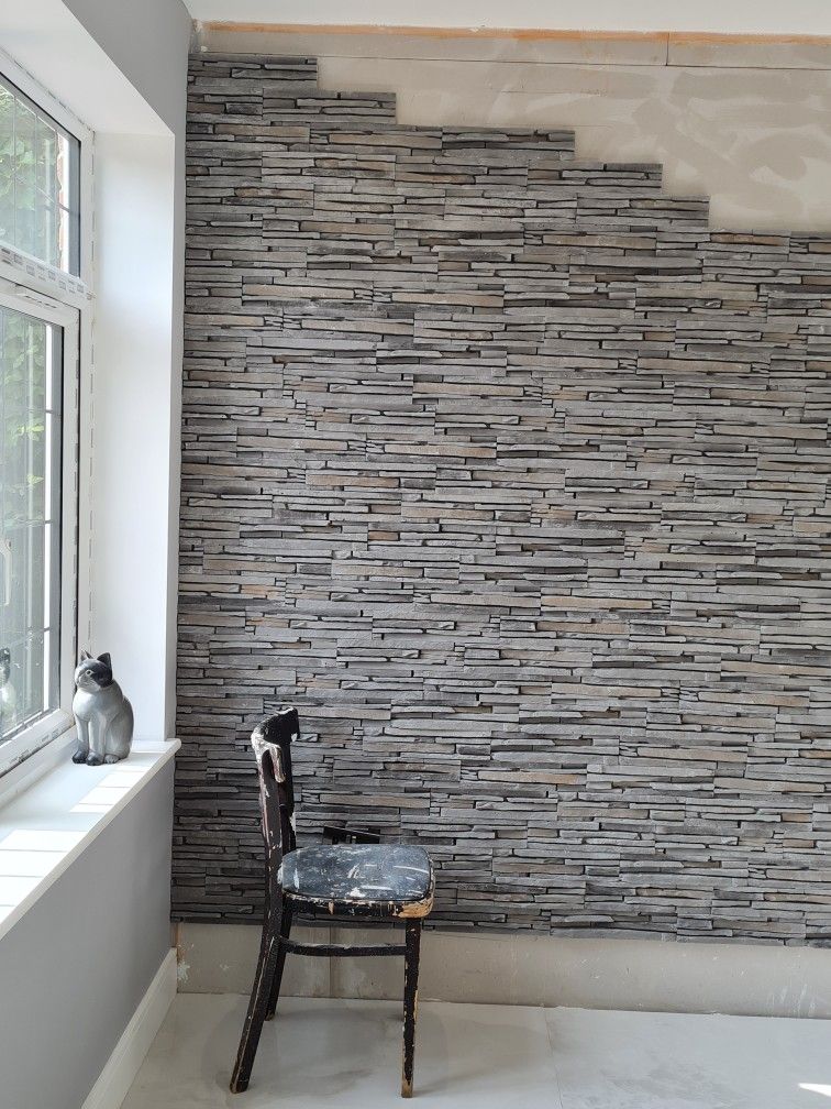 Đá slate xám chẻ tự nhiên ốp tường – ảnh tham khảo 19