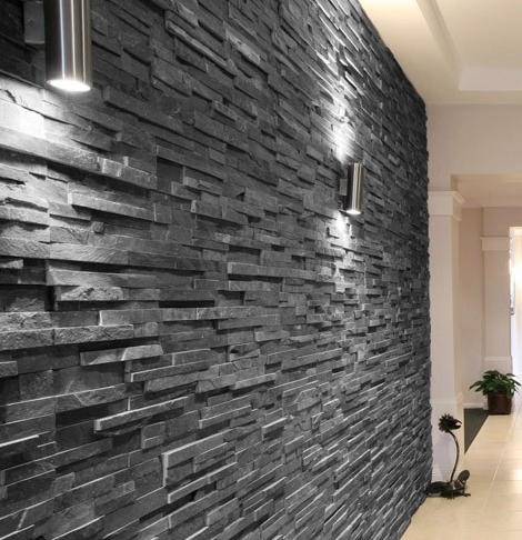 Đá slate xám chẻ tự nhiên ốp tường – ảnh tham khảo 10