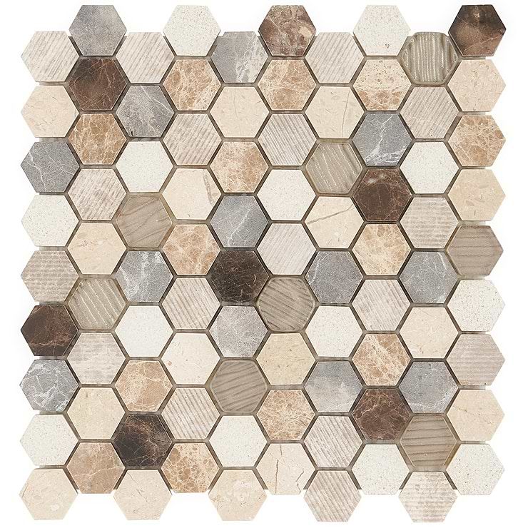Mosaic tông trung tính cho tường trang trí – ảnh tham khảo 6