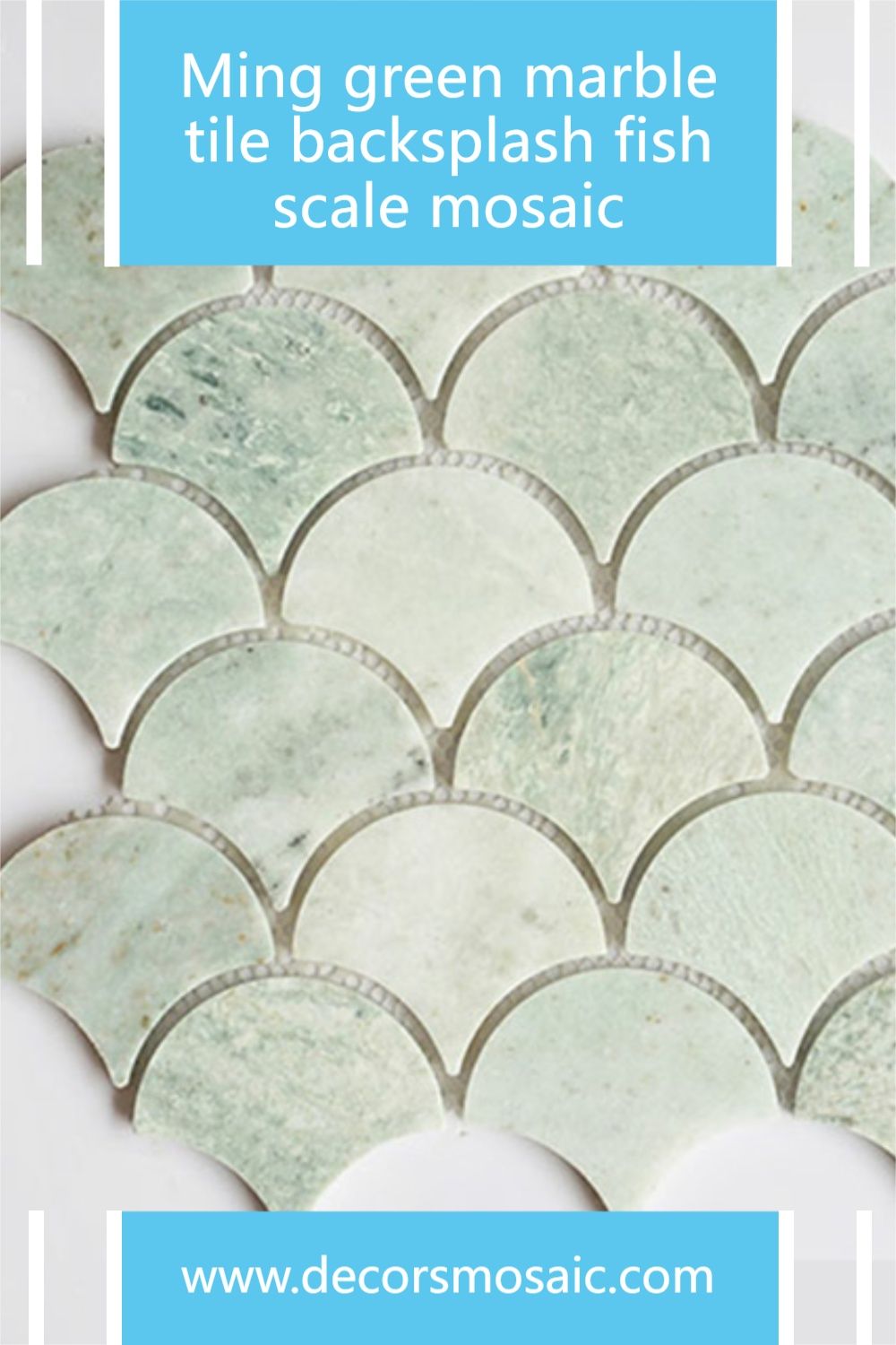 Mosaic vảy cá cho bếp hoặc phòng tắm – ảnh tham khảo 1