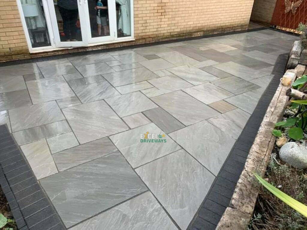 Đá slate xám cắt quy cách lát sân – ảnh tham khảo 4