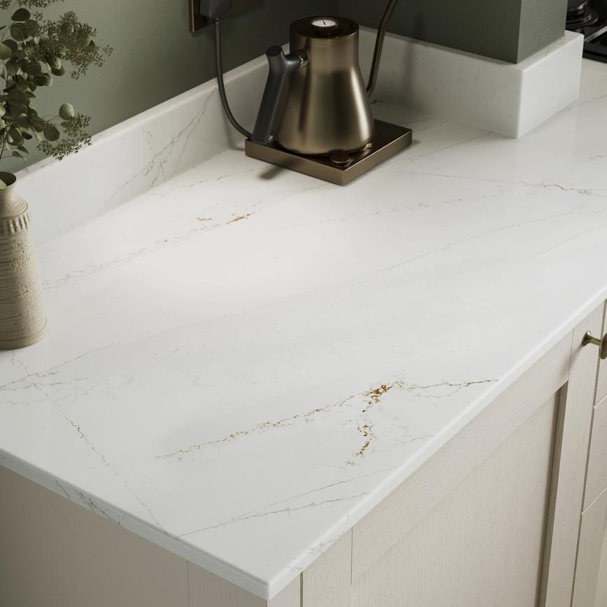 Solid Surface trắng trơn – ảnh tham khảo 4