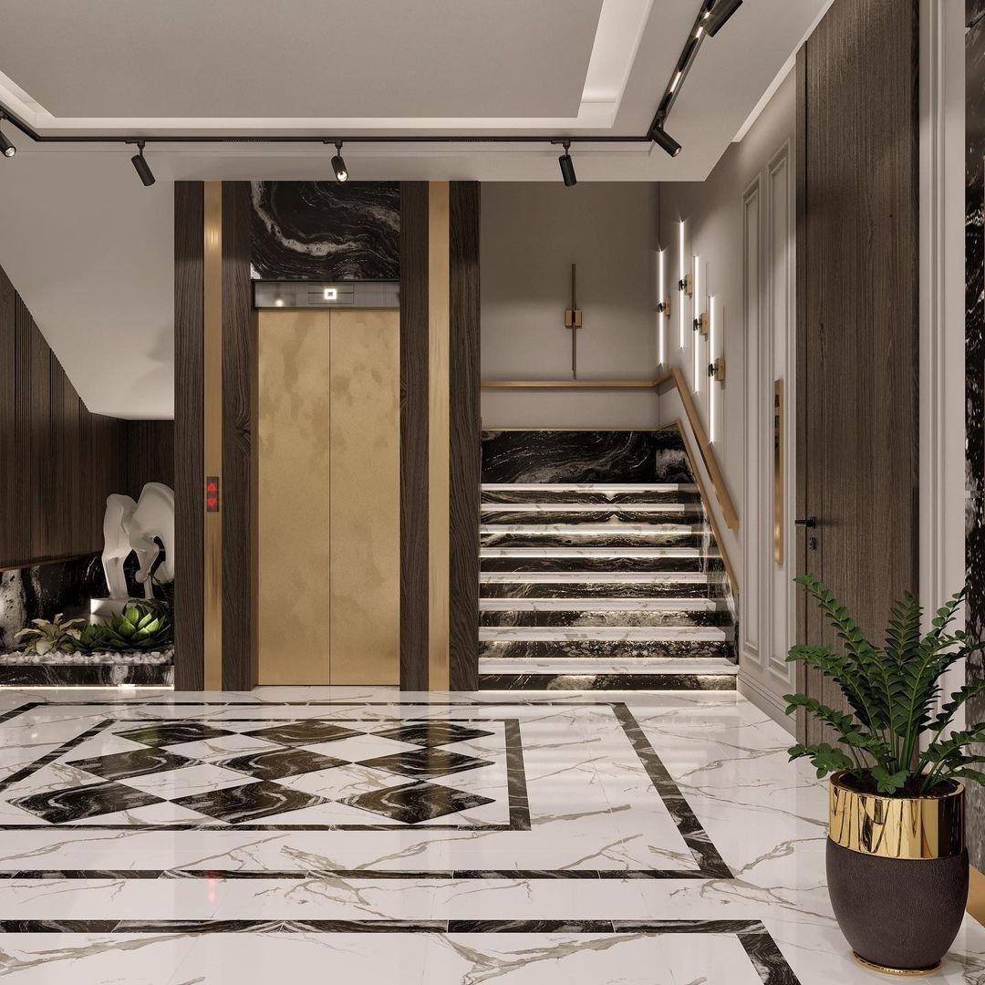 Đá granite cho mảng tường sảnh hoặc thang máy – ảnh tham khảo 1