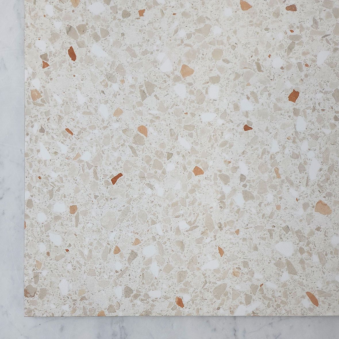 Gạch terrazzo tông be hoặc ấm lát nền – ảnh tham khảo 13