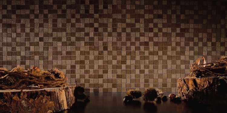 Mosaic tông trung tính cho tường trang trí – ảnh tham khảo 10