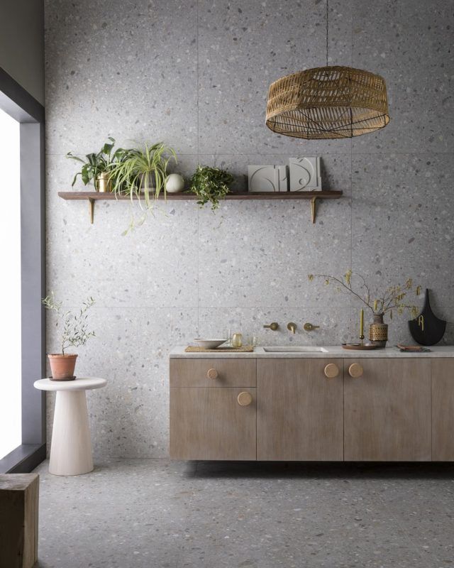 Gạch terrazzo tông xám lát nền – ảnh tham khảo 16