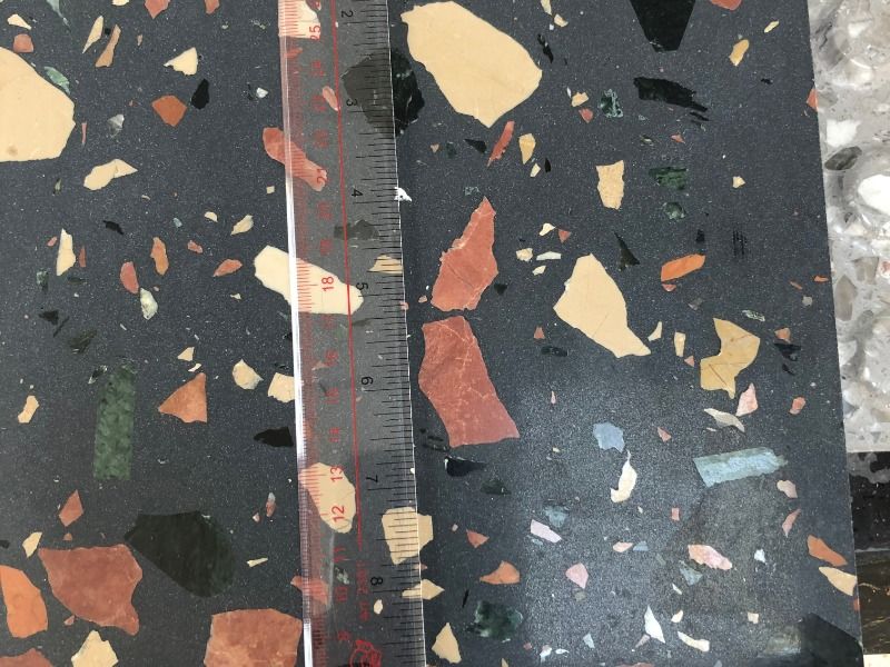 Gạch terrazzo pattern hoặc hạt lớn cho tường điểm nhấn – ảnh tham khảo 4