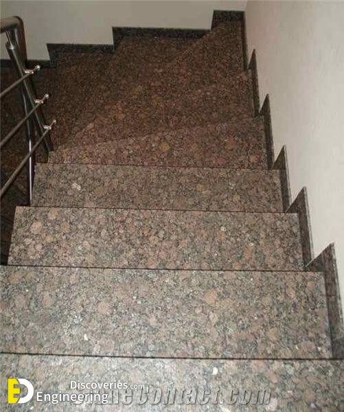Đá granite tông đỏ hoặc nâu cho cầu thang – ảnh tham khảo 18