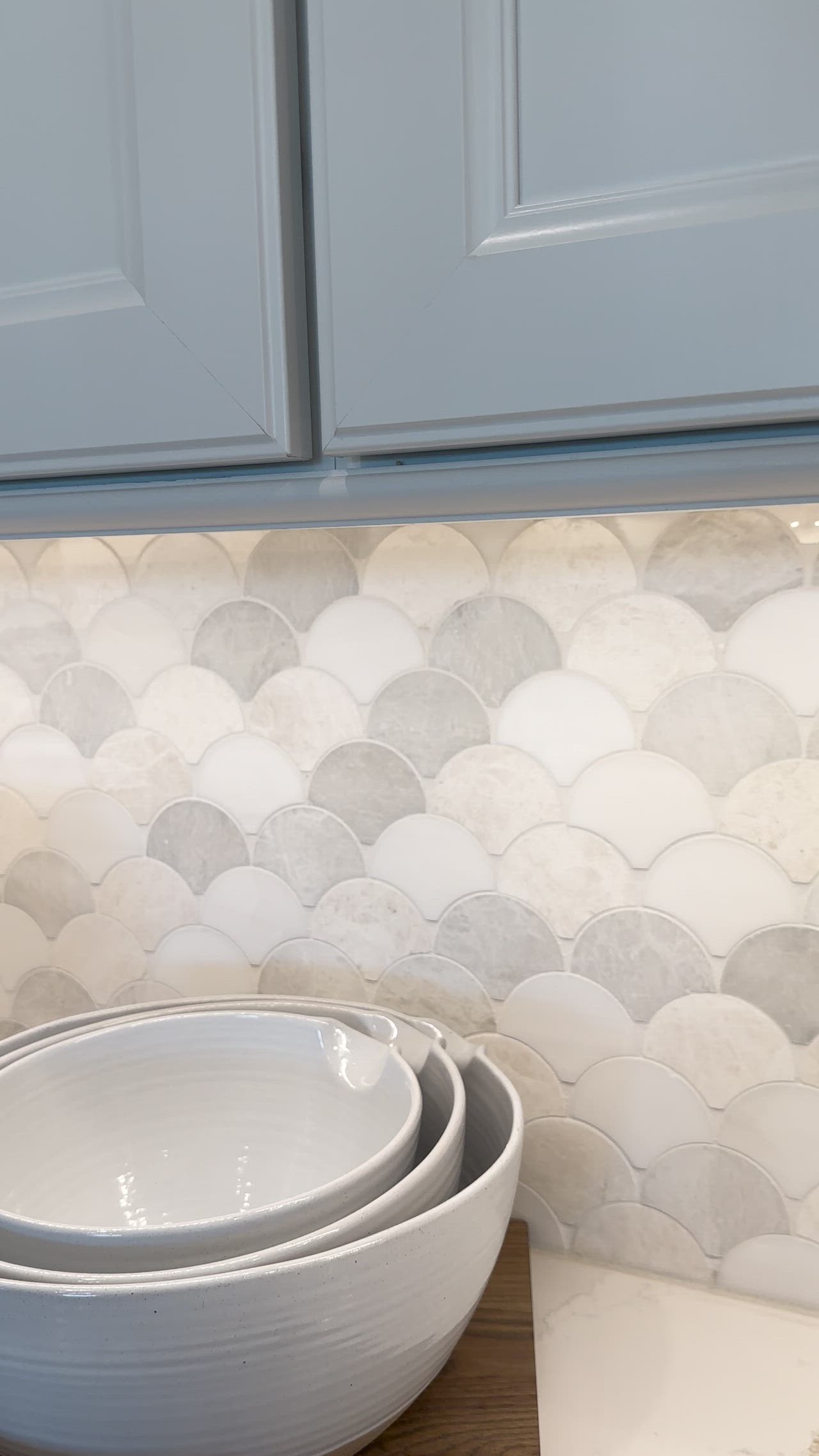 Mosaic vảy cá cho bếp hoặc phòng tắm – ảnh tham khảo 18