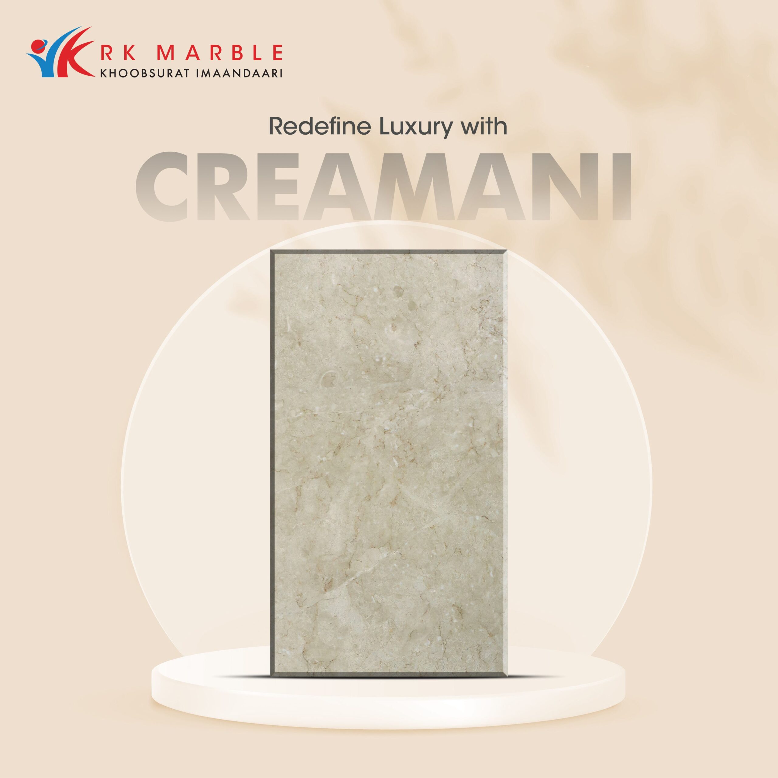 Đá marble tông kem hoặc be cho tường nội thất – ảnh tham khảo 8