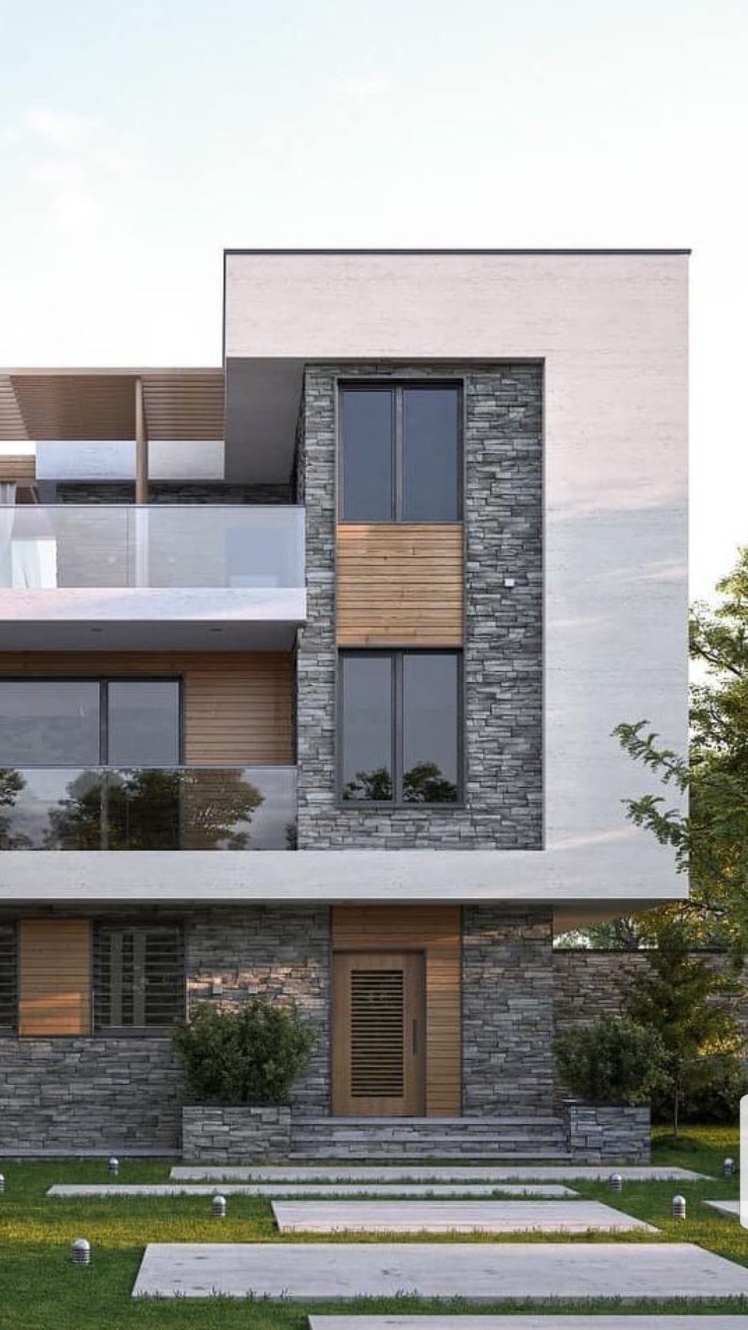 Đá granite tông vàng hoặc kem khò hoặc nhám cho mặt tiền – ảnh tham khảo 12