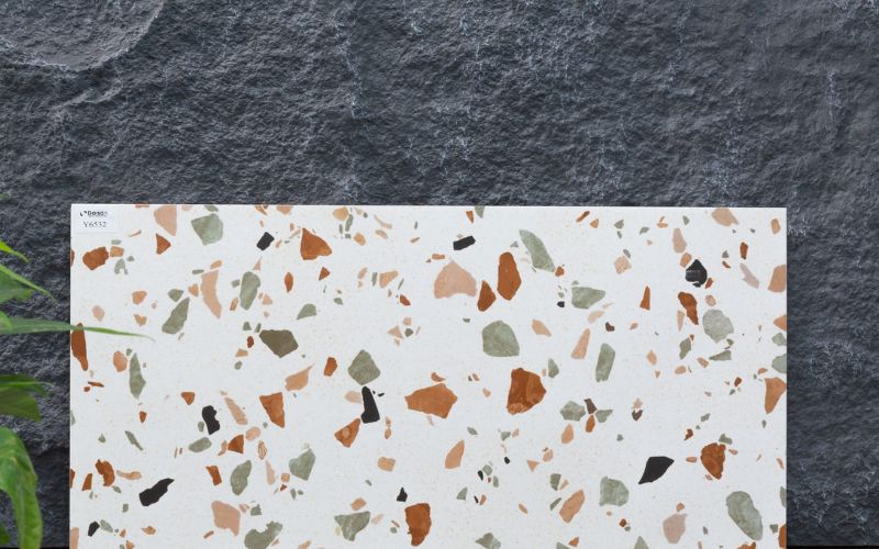 Gạch porcelain vân terrazzo