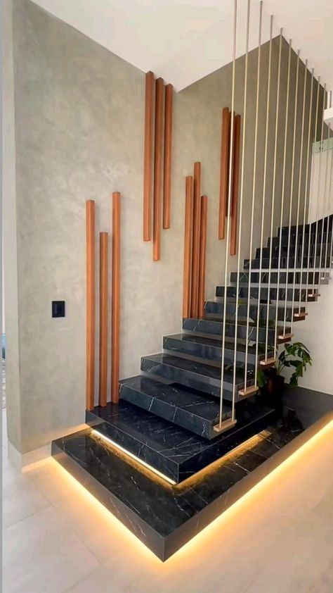 Đá granite đen cho cầu thang – ảnh tham khảo 5