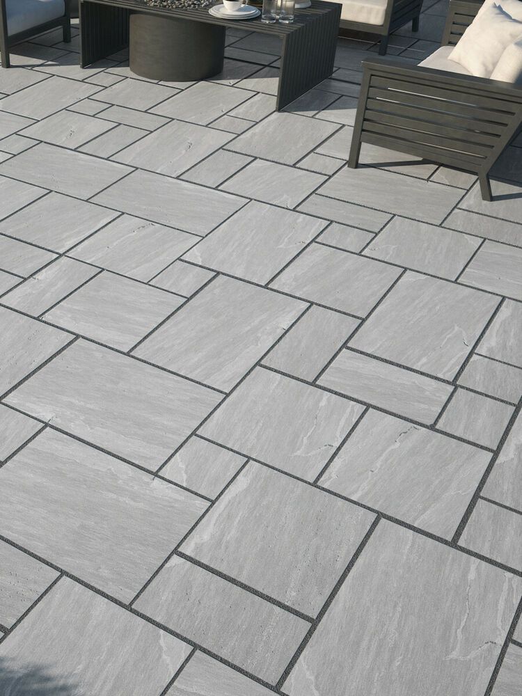 Đá slate xám cắt quy cách lát sân – ảnh tham khảo 14