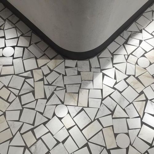 Gạch terrazzo tông xám lát nền – ảnh tham khảo 9