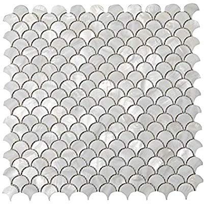 Mosaic vảy cá cho bếp hoặc phòng tắm – ảnh tham khảo 5