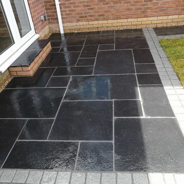 Đá slate xám cắt quy cách lát sân – ảnh tham khảo 12