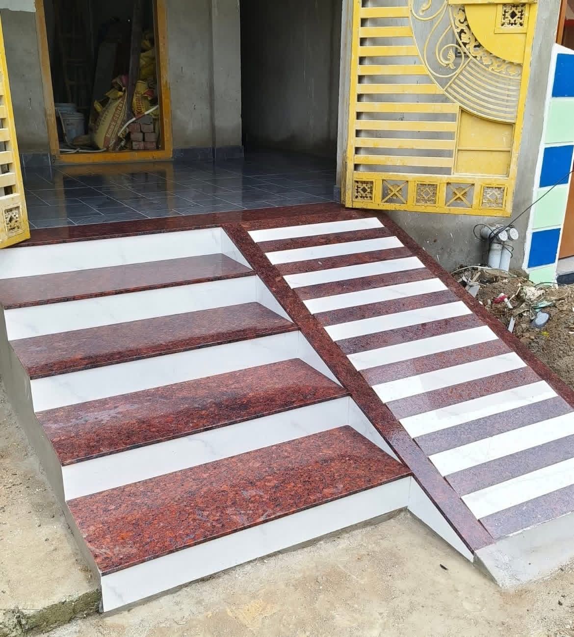 Đá granite đen cho cầu thang – ảnh tham khảo 14