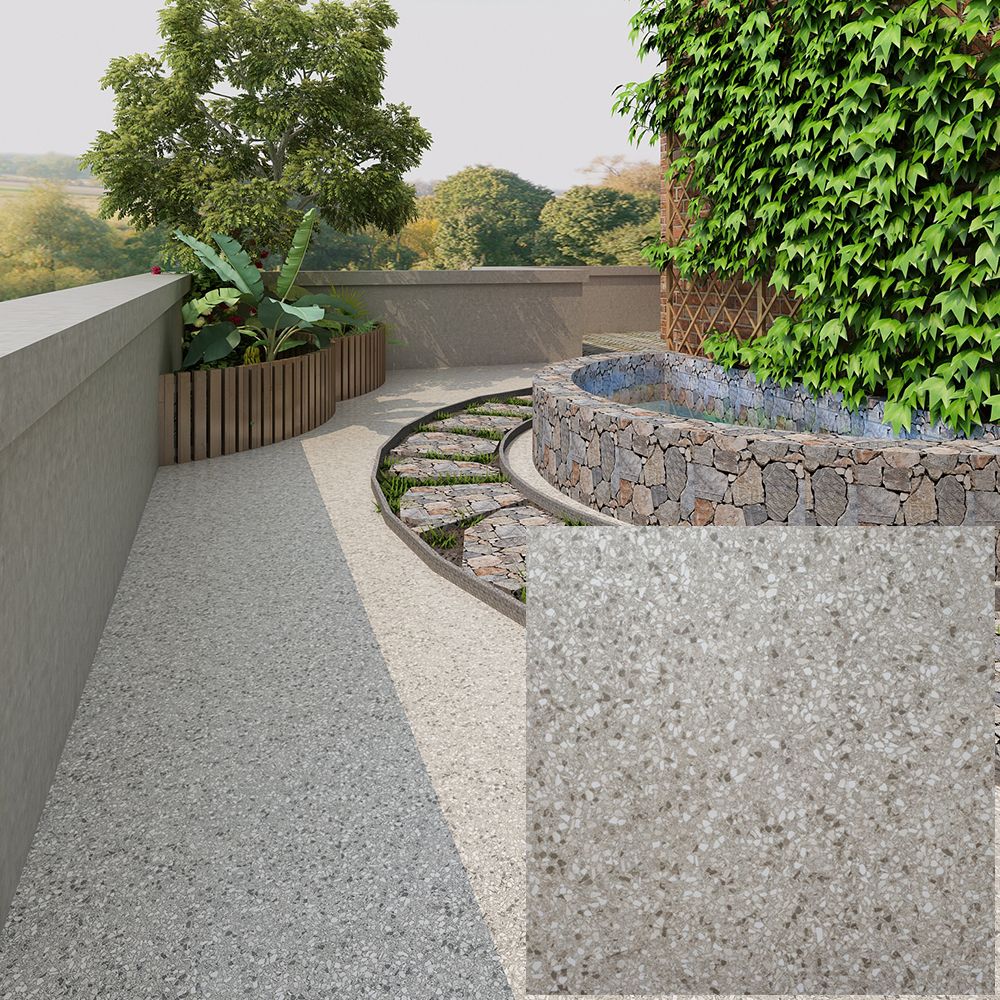 Gạch porcelain vân terrazzo – ảnh tham khảo 11