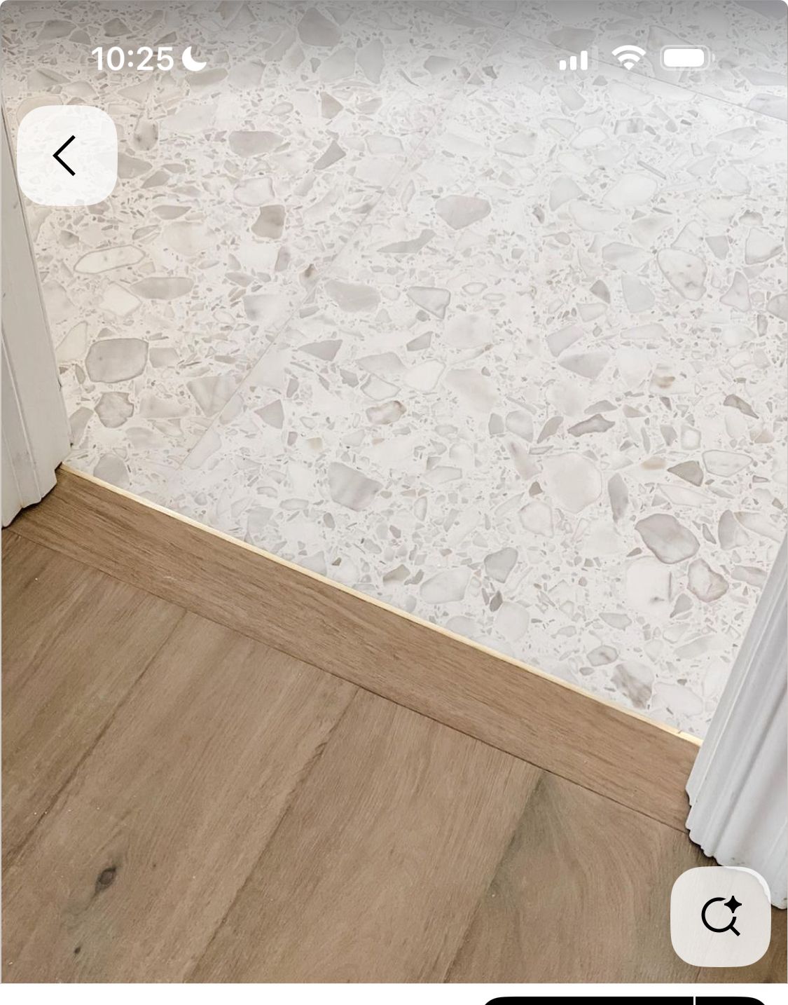 Gạch terrazzo tông trắng hoặc sáng lát nền – ảnh tham khảo 4