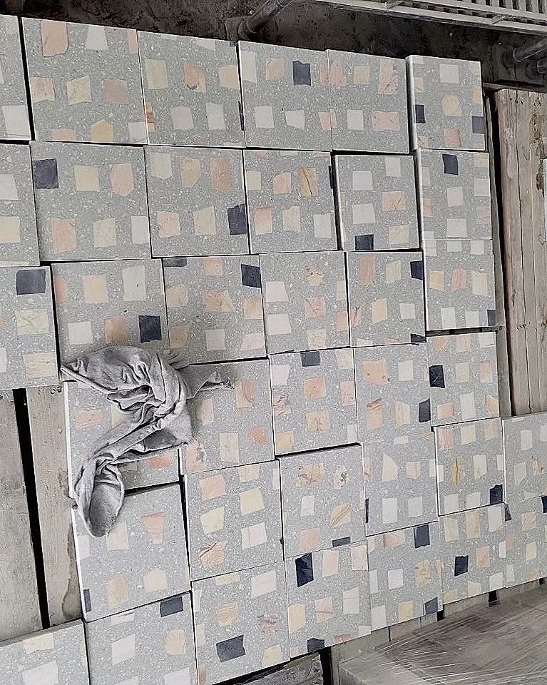 Gạch bông xi măng tông đơn sắc – ảnh tham khảo 20