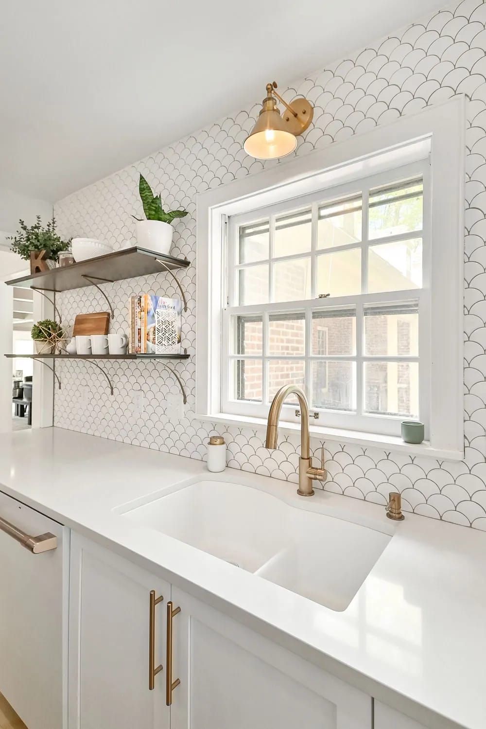 Mosaic vảy cá cho bếp hoặc phòng tắm – ảnh tham khảo 9